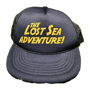The Lost Sea Adventure Hat Mens Snap Back Trucker Tennessee Tourist Mesh 90s‎